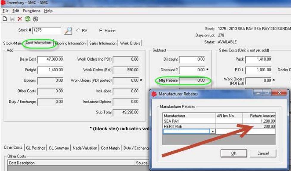 Sales And F I Mutilple Manufacturer Rebates In Quotes IDS Astra