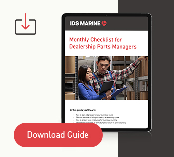 IDS Marine Monthly Checklist for Dealership Parts Managers Preview
