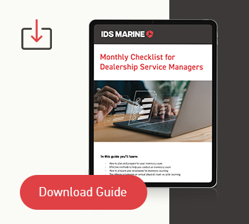 IDS Marine Monthly Checklist for Dealership Service Managers Preview