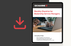 IDS Marine Monthly Checklist for Dealership Service Managers