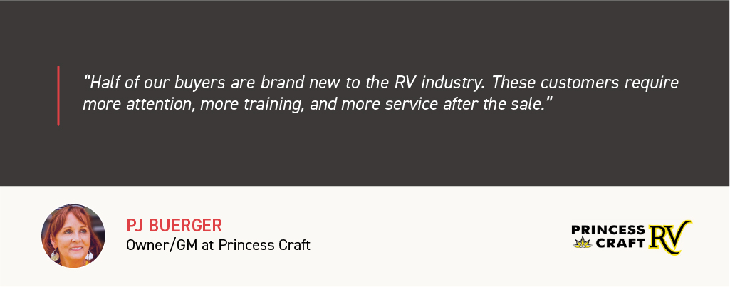 IDS PJ Buerger Women in RV Industry 