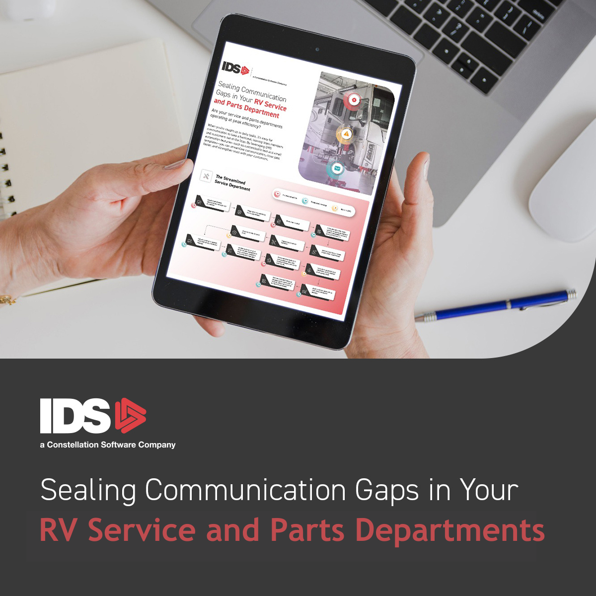 RV Dealership Service Communications Flow Chart